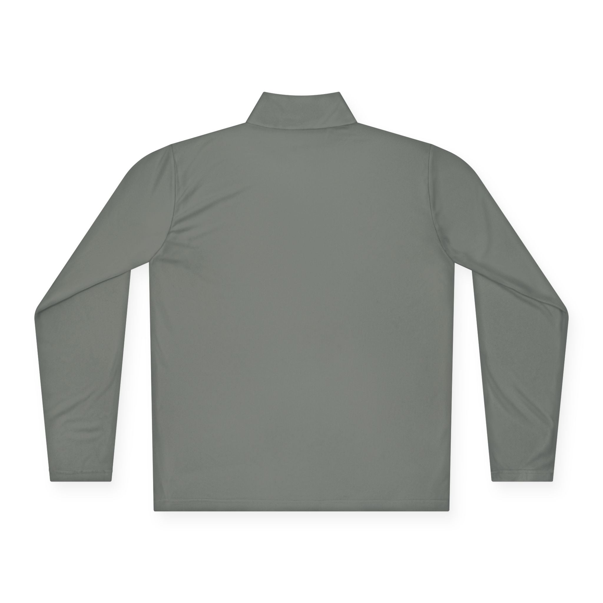 Quarter-Zip Pullover — Minimal Script Logo Chest