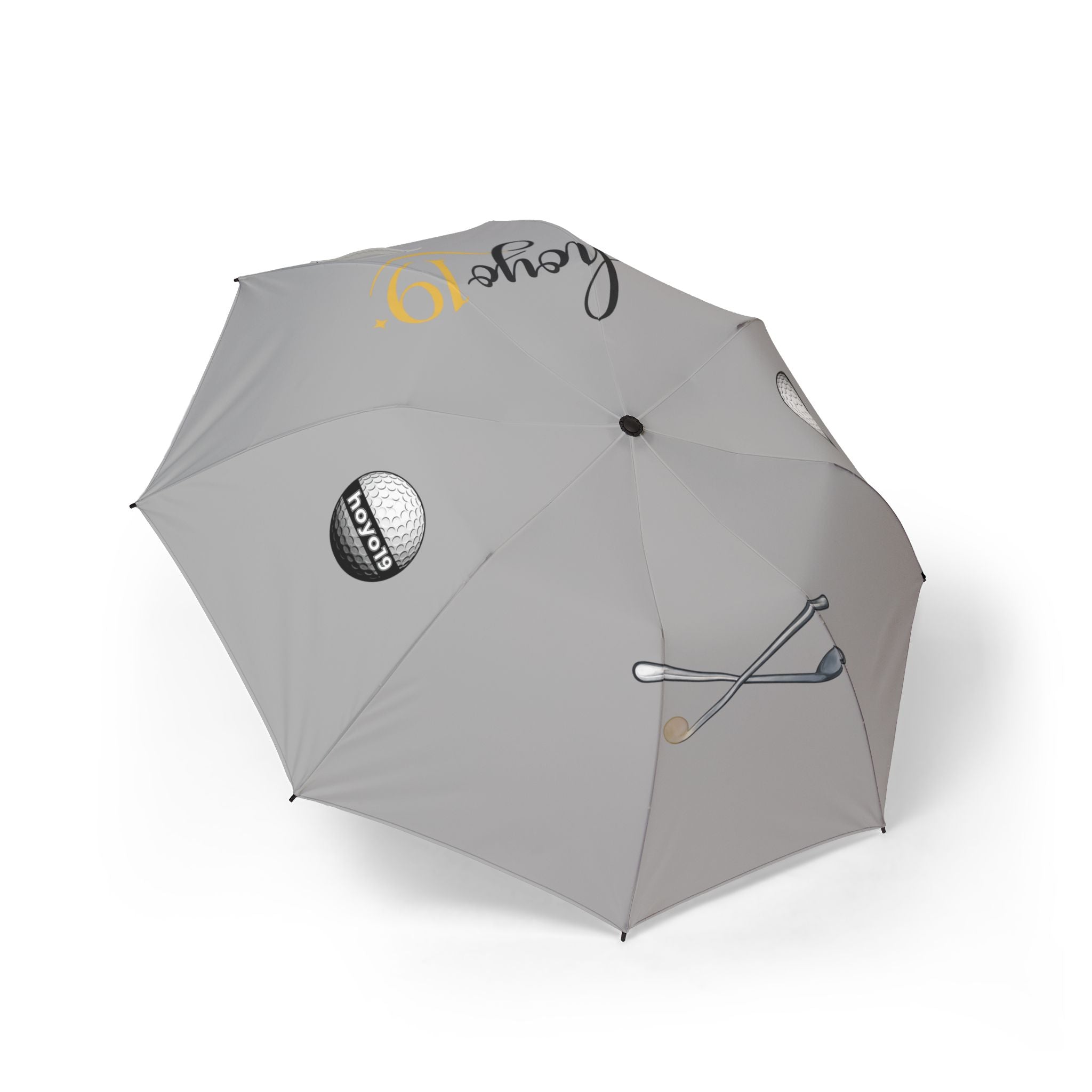 Copy of Golf Logo Foldable Umbrella — Semi-Automatic Travel Rain Umbrella