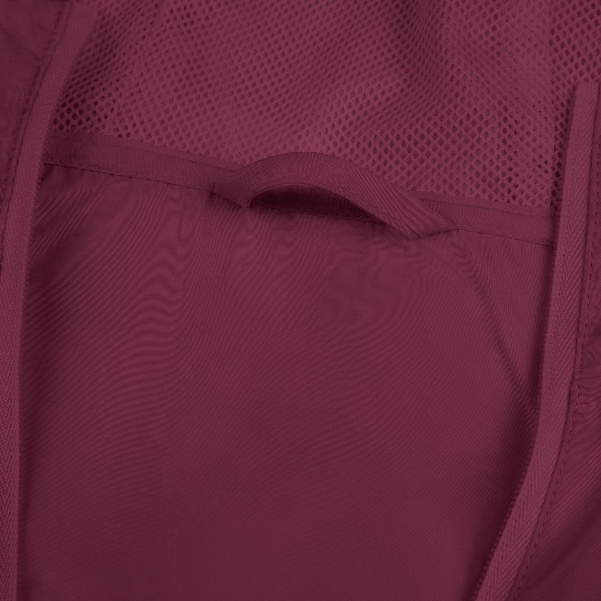 Windbreaker Jacket — Minimal Crossed Arrows White Hooded Windbreaker