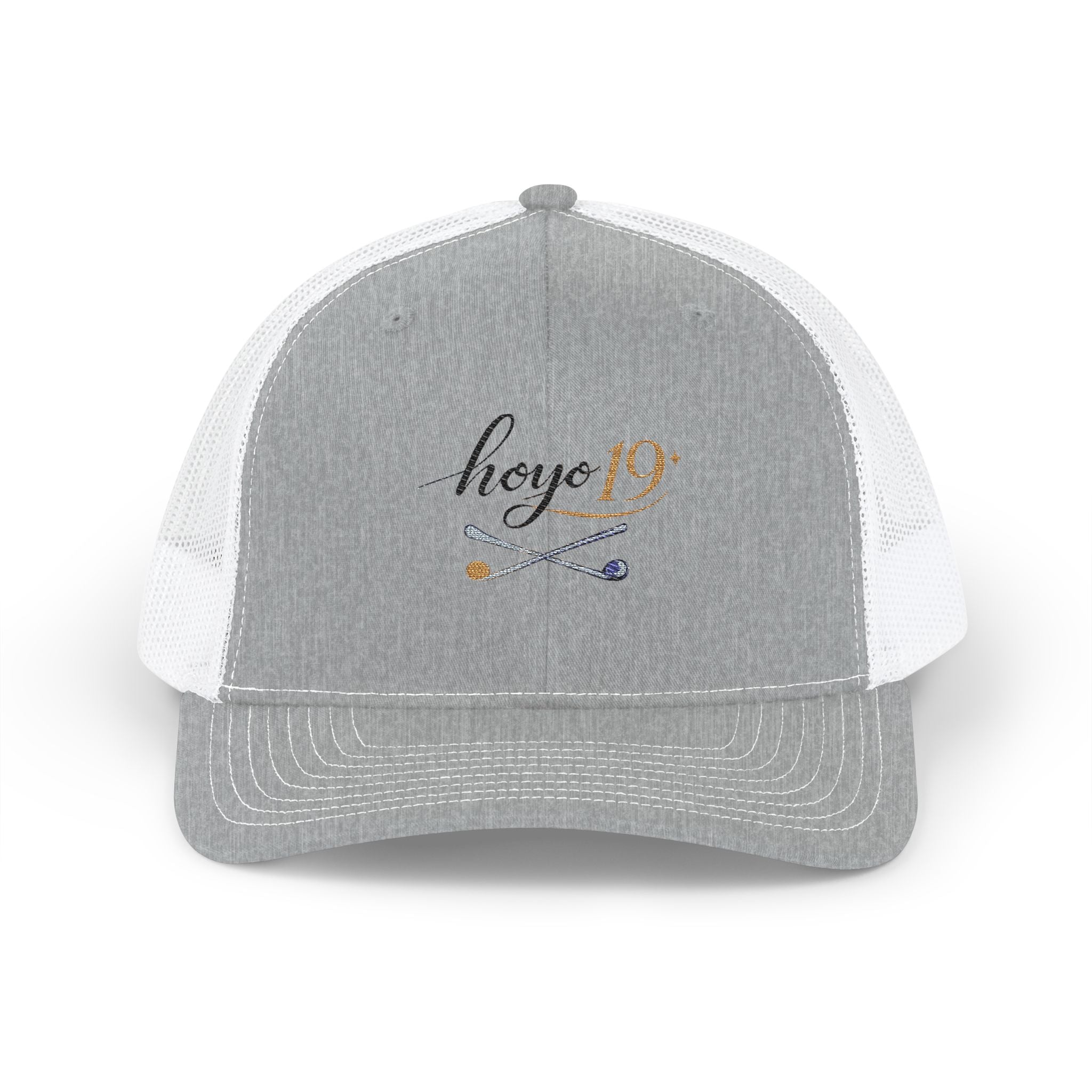 Embroidered 'Hole 19' Golf Snapback Trucker Hat