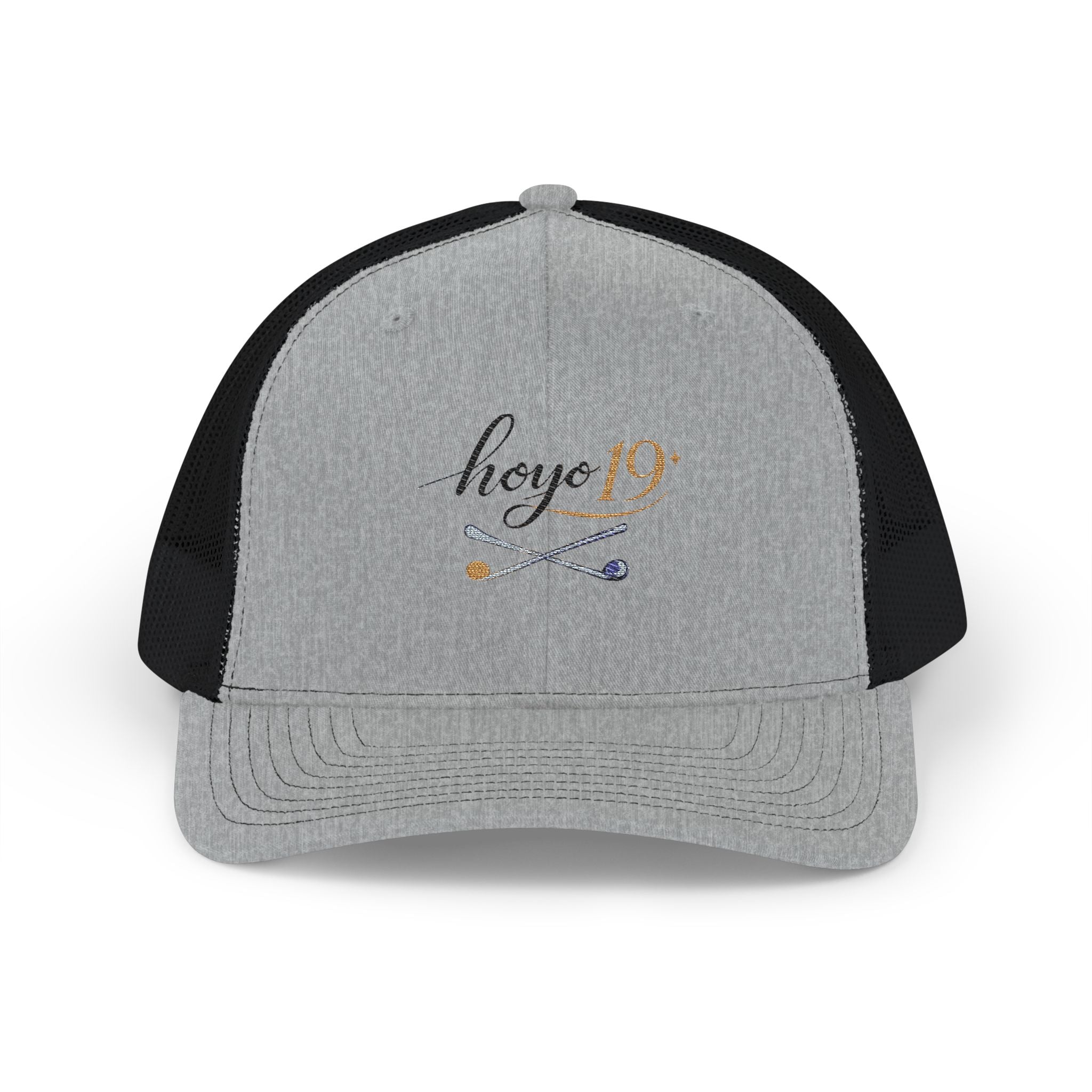 Embroidered 'Hole 19' Golf Snapback Trucker Hat