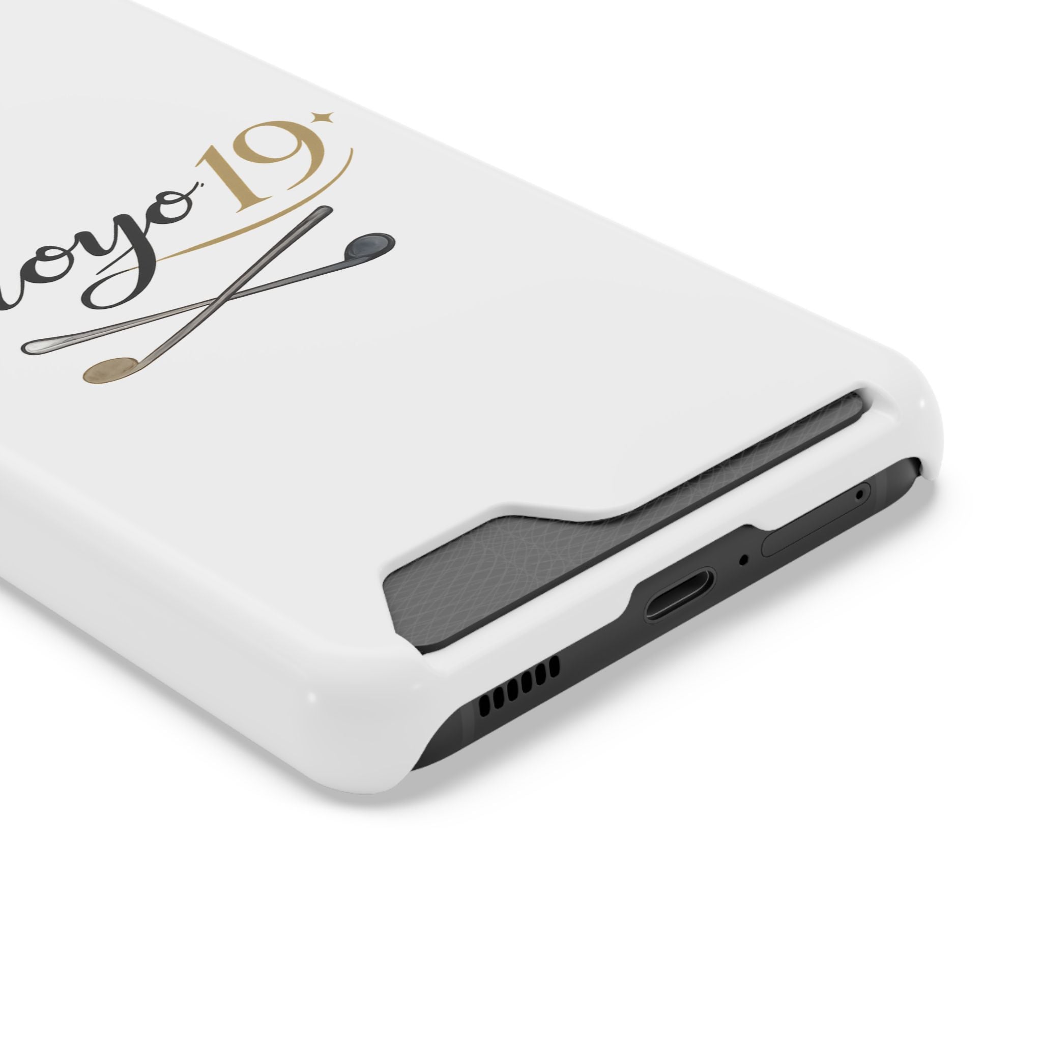 Hoyo 19+ Golf Phone Case with Card Holder — Slim Protective Wallet Case