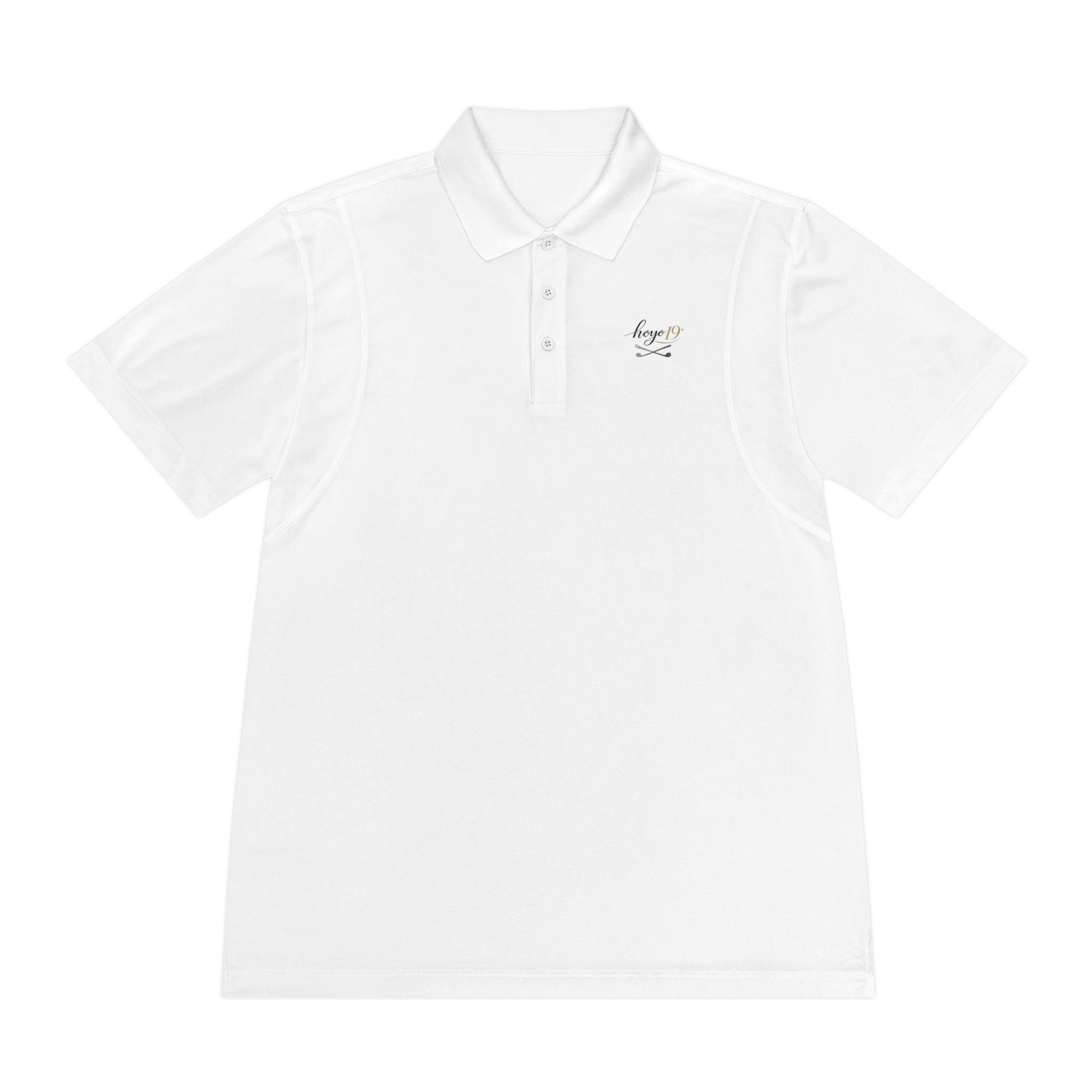 Golf Polo Shirt — "Progress Over Perfection" Hoyo 19 Performance Tee
