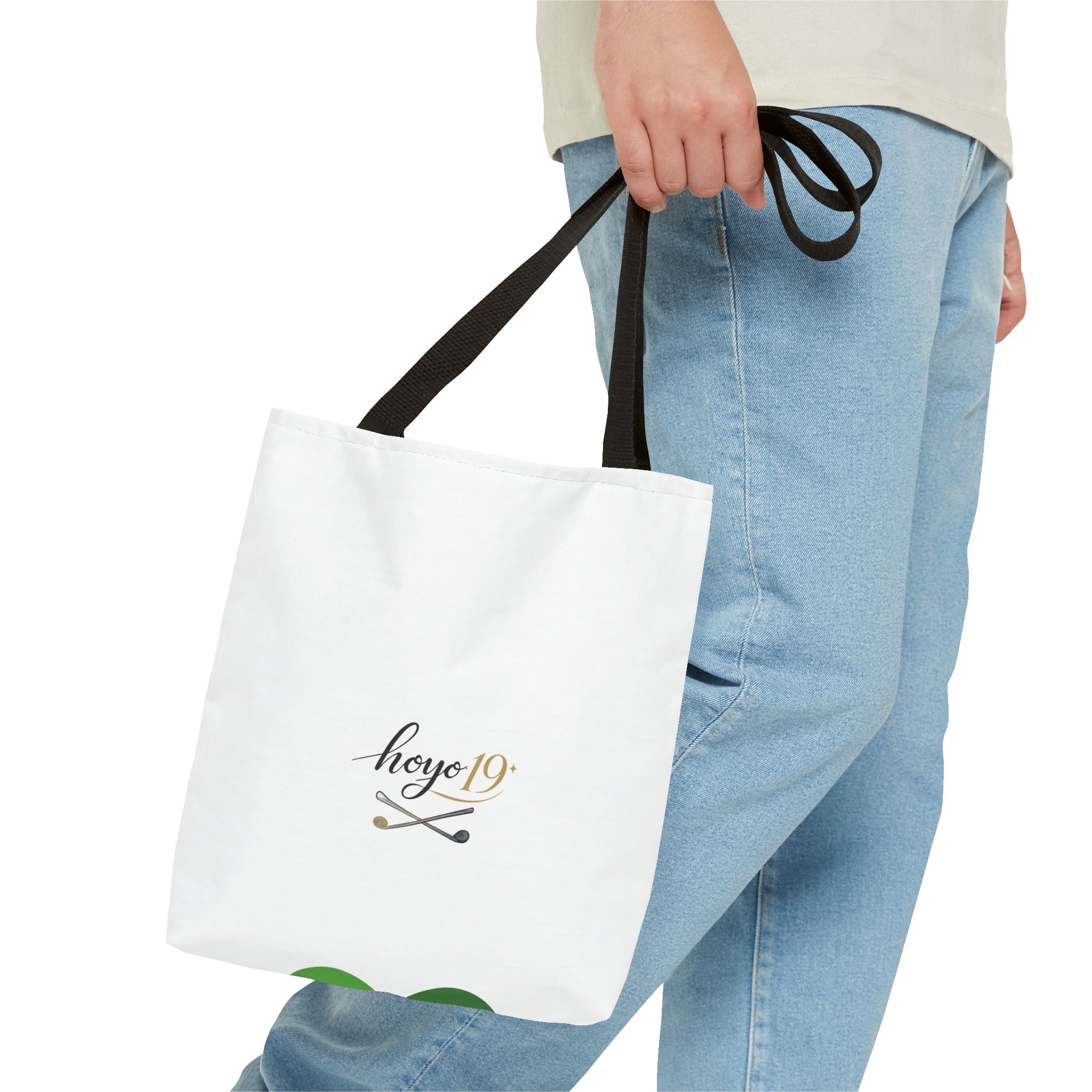 Green Clover Pattern Tote Bag – St. Patrick’s Day Floral Canvas Tote