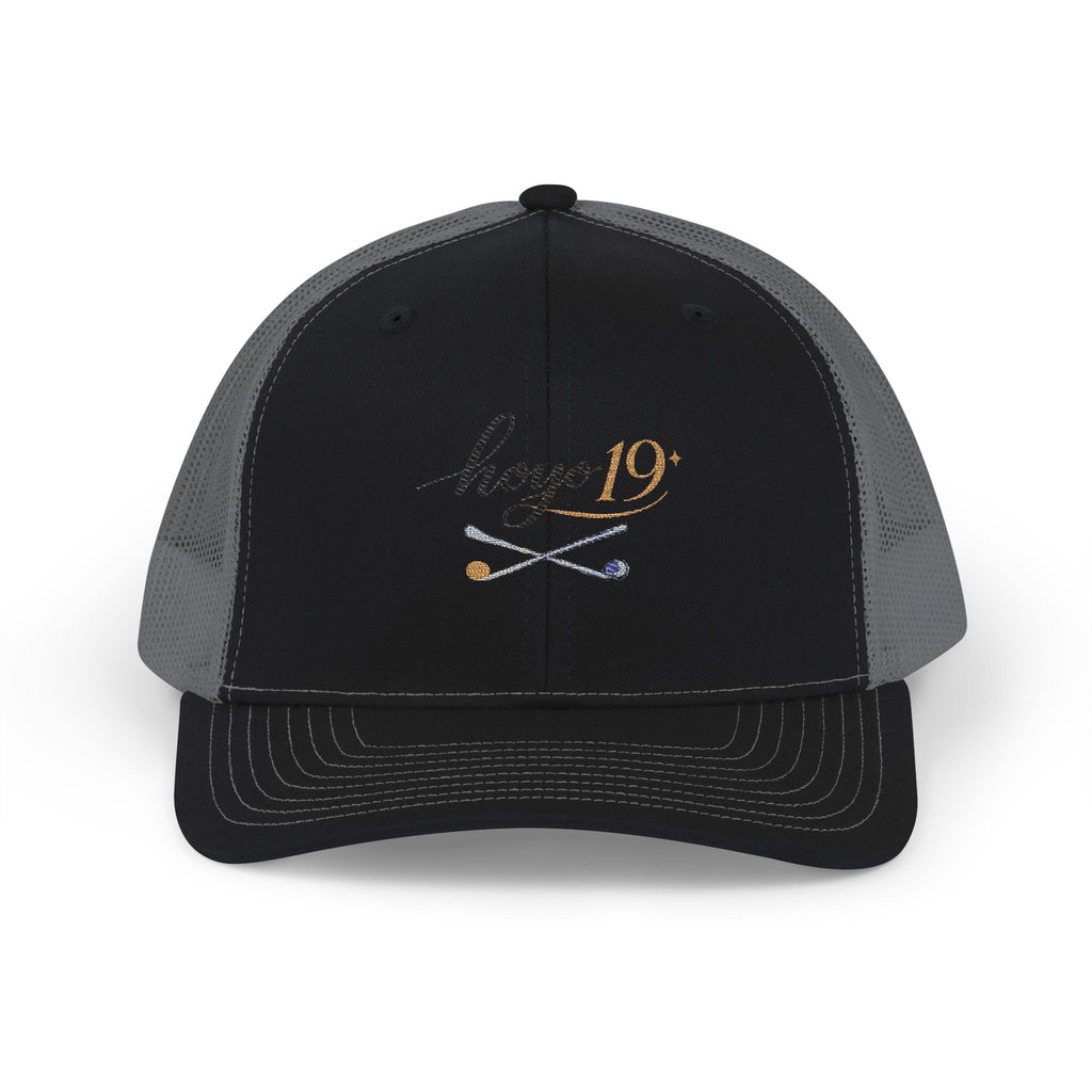 Embroidered 'Hole 19' Golf Snapback Trucker Hat