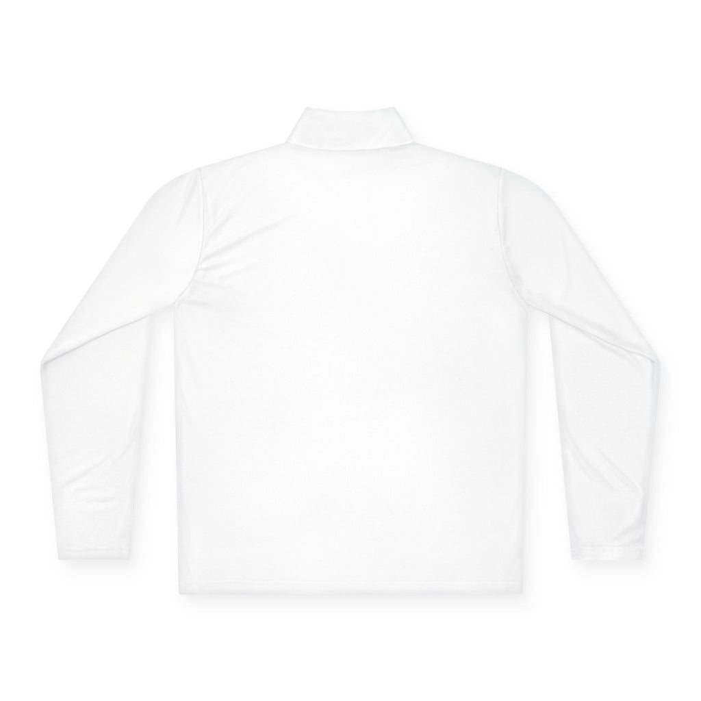 Quarter-Zip Pullover — Minimal Script Logo Chest