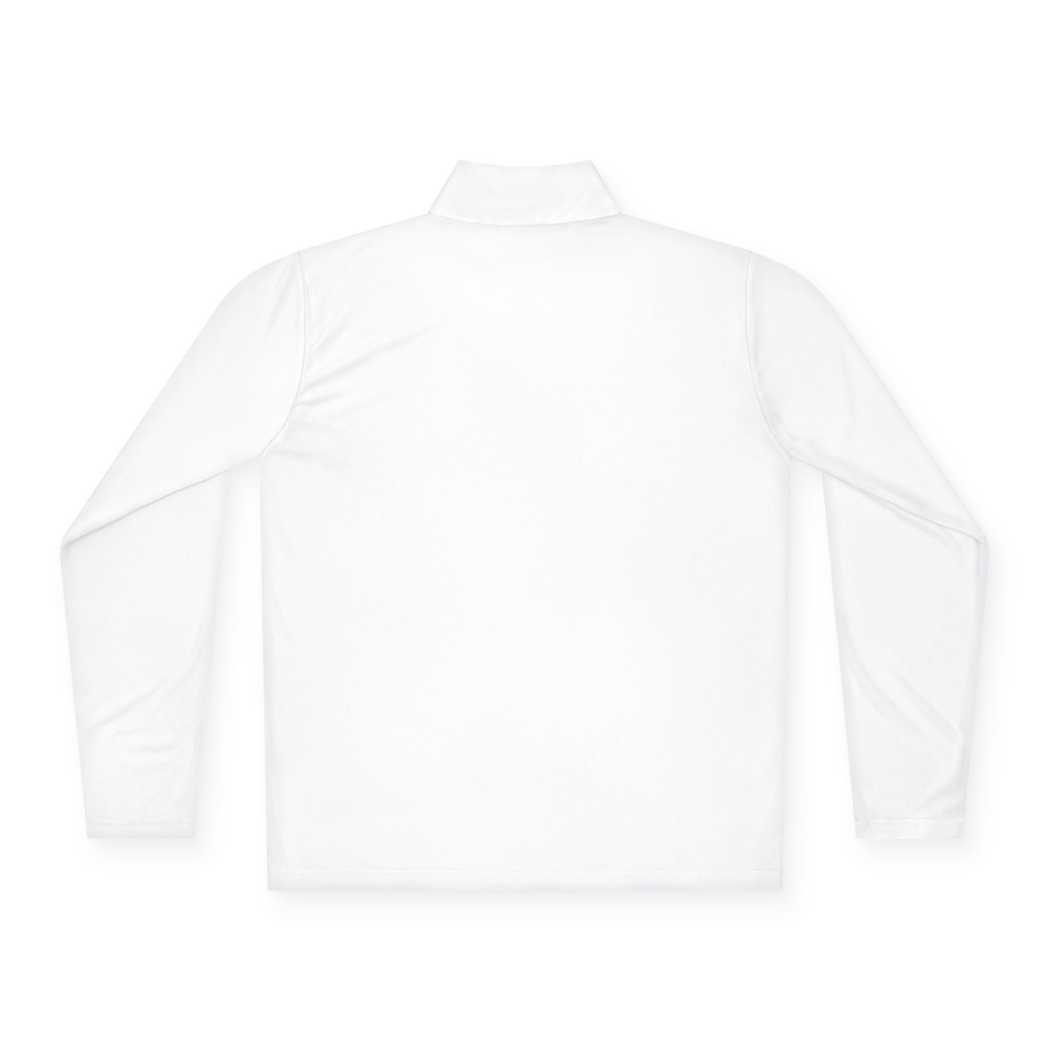 Quarter-Zip Pullover — Minimal Script Logo Chest