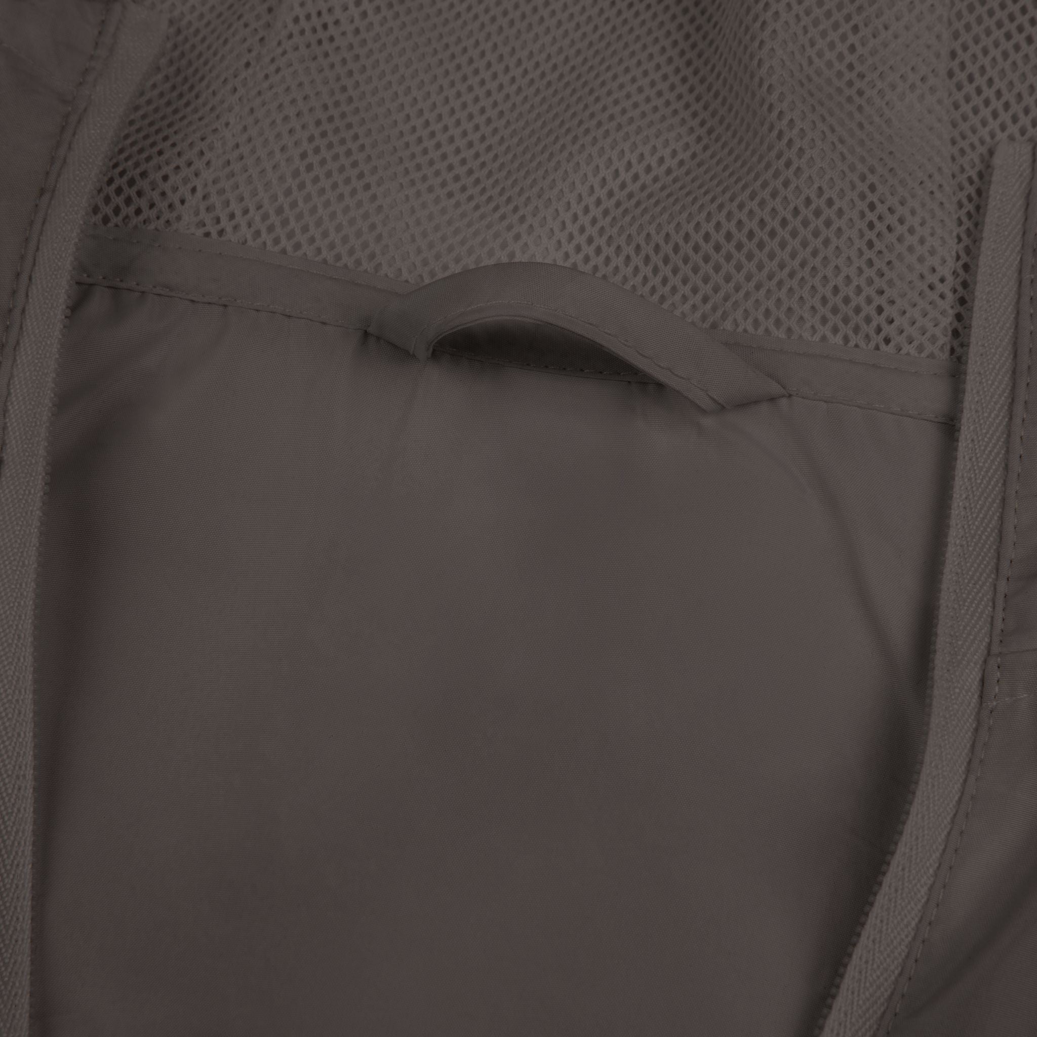 Windbreaker Jacket — Minimal Crossed Arrows White Hooded Windbreaker