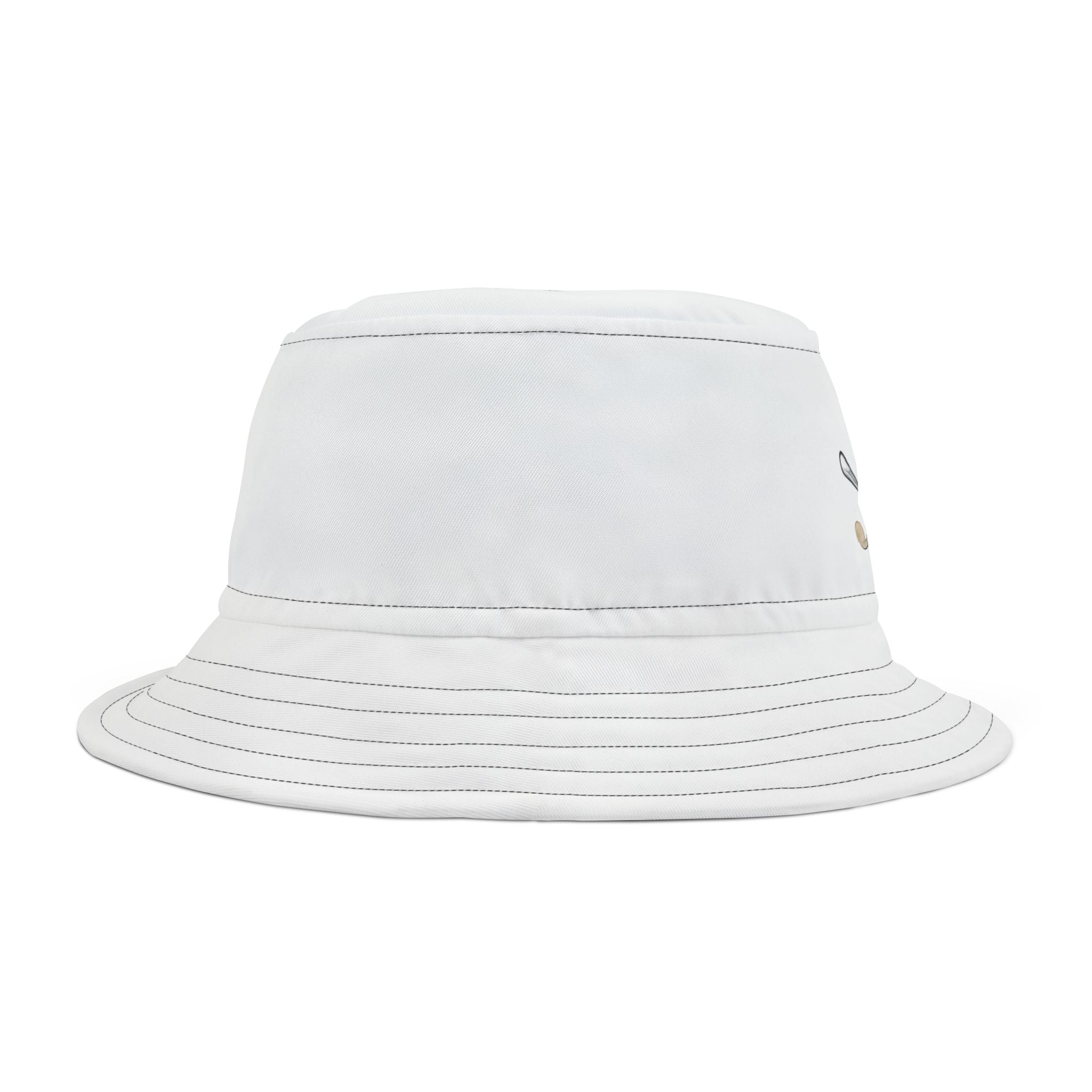 Golf Crossed Clubs Bucket Hat – Minimal Golf Logo Sun Hat