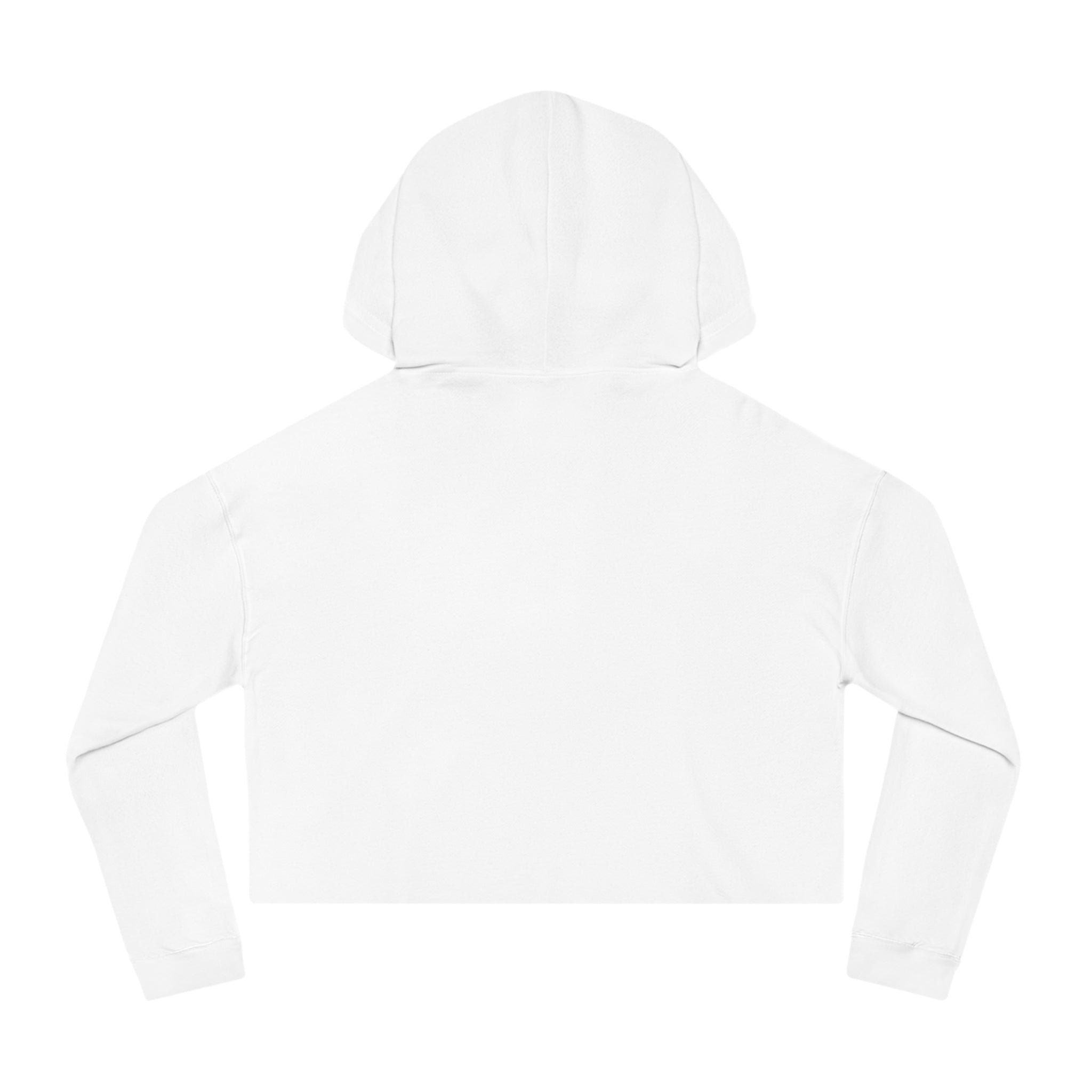 Cropped Hoodie — 'hoye19' Script Logo Women's Cropped Hooded Sweatshirt