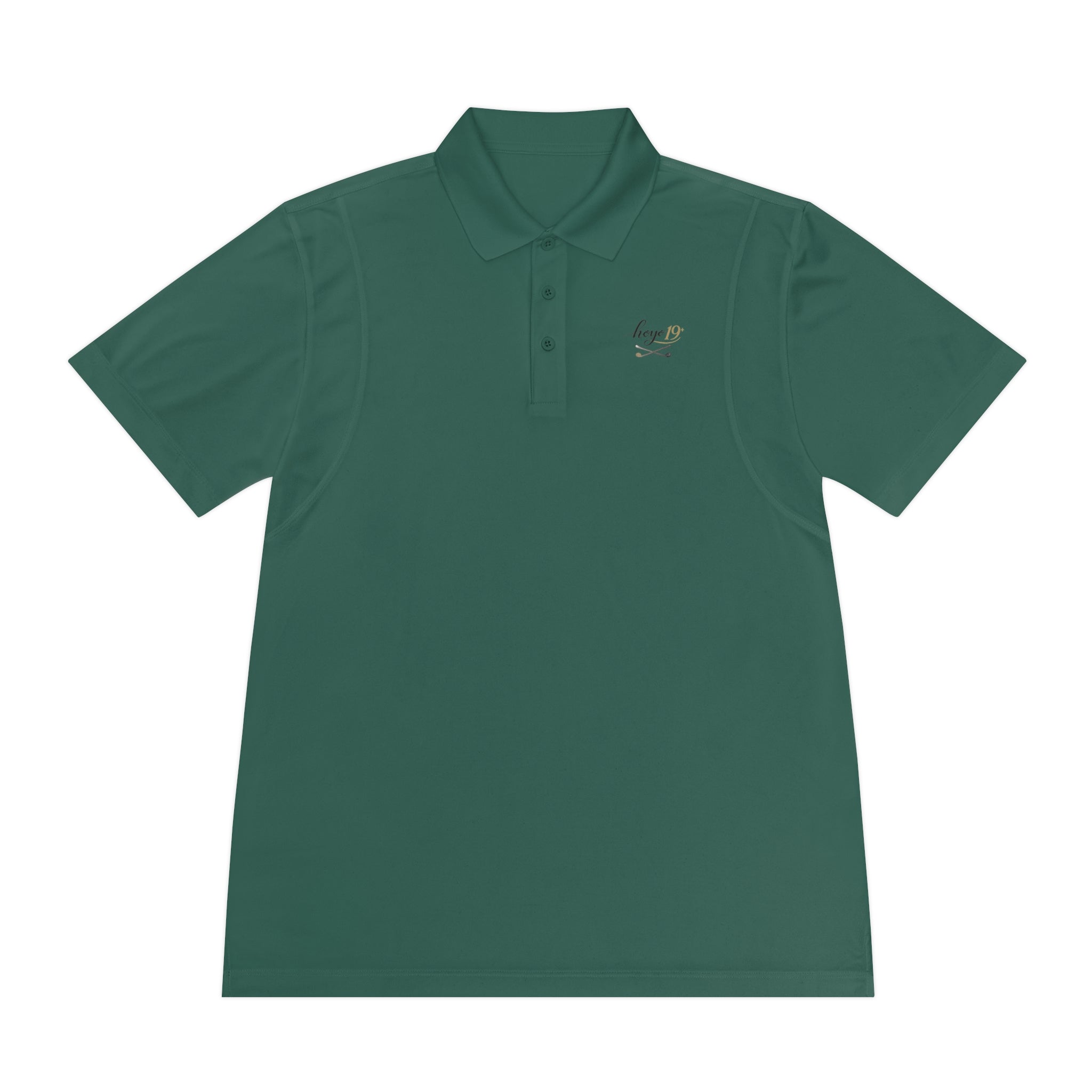 Golf Polo Shirt — "Progress Over Perfection" Hoyo 19 Performance Tee