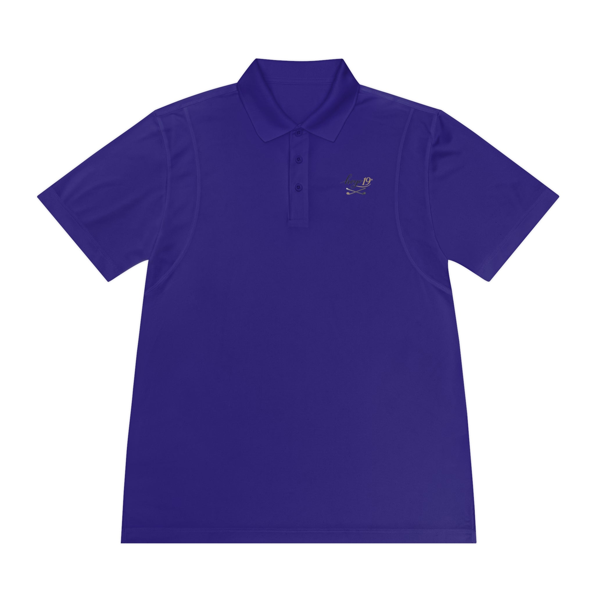 Golf Polo Shirt — "Progress Over Perfection" Hoyo 19 Performance Tee