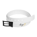 Belt — Minimal White Logo Belt (hoyo19)
