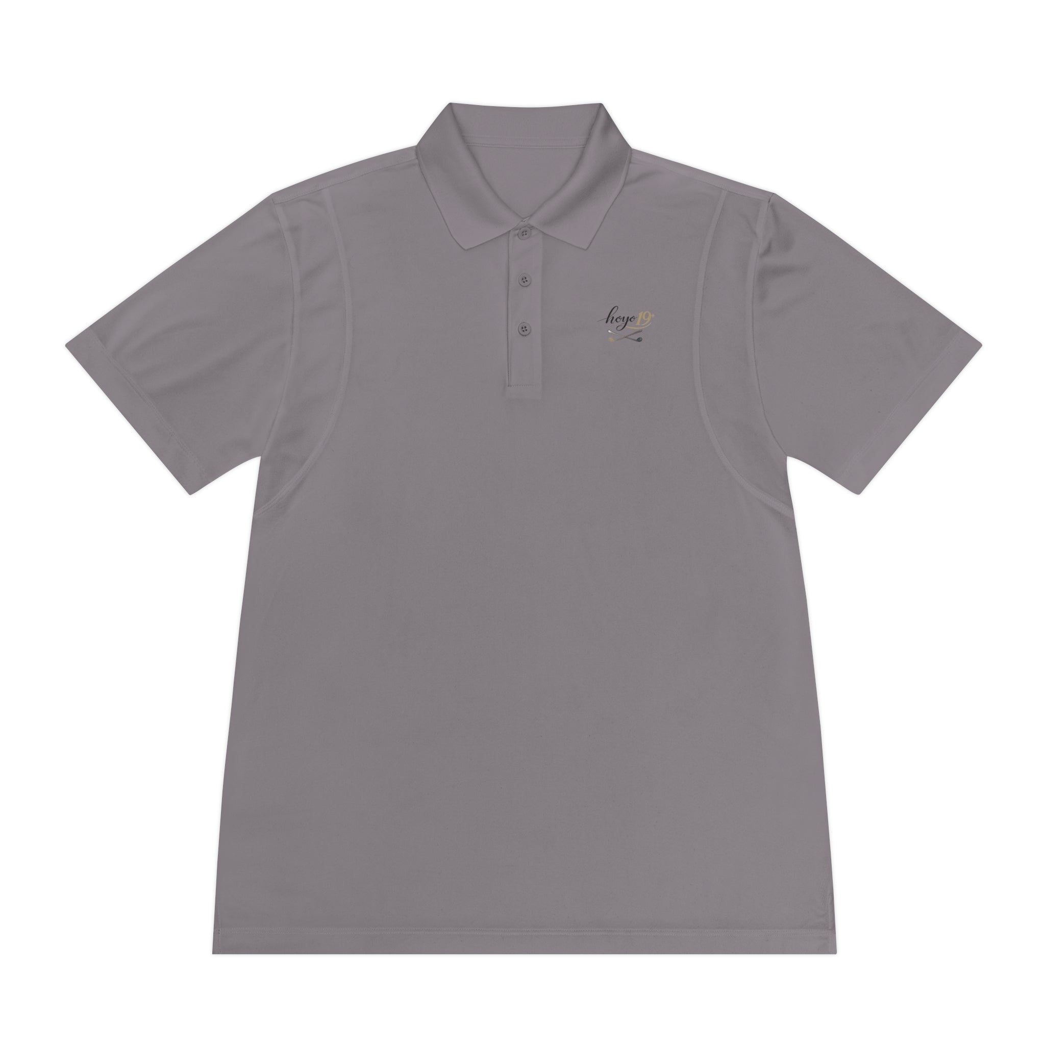 Golf Polo Shirt — "Progress Over Perfection" Hoyo 19 Performance Tee
