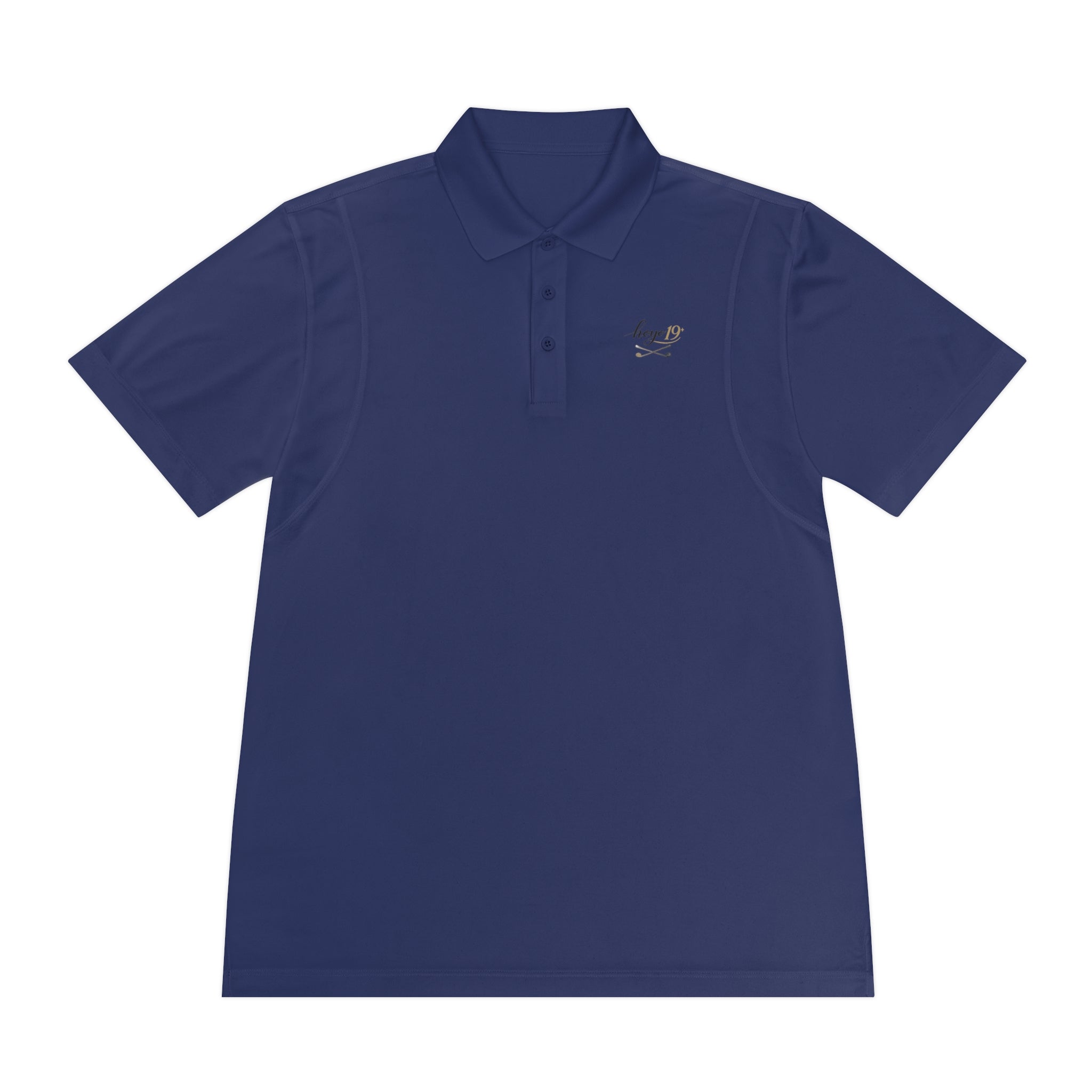 Golf Polo Shirt — "Progress Over Perfection" Hoyo 19 Performance Tee