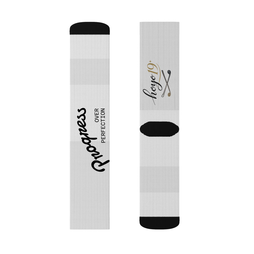 Progress Gym Socks — Motivational Sublimation Athletic Socks